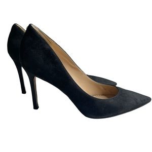 Sam Edelman HAZEL POINTED TOE HEEL Black Suede Size 10.5